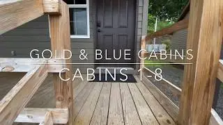 Gold & Blue Cabins 1-8