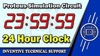MOD 24 Hr Clock using CD40110 IC |  Homemade Easy Digital Clock Circuit | 24 Hr digital Clock |