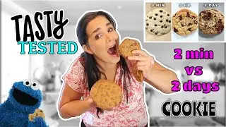TASTY'S 2 MIN VS 2 DAY COOKIE TESTED!!!