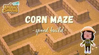 Corn Maze + Hay Ride Speed Build | Animal Crossing New Horizons