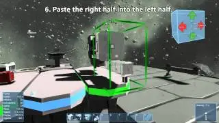 Space Engineers - Tutorial - Rotor and Merge Block Trick