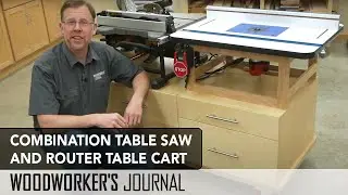 Benchtop Tool Cart Overview - Table Saw and Router Table Cart