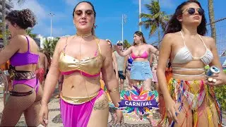 🇧🇷 Street CARNIVAL 2023 Partying in Ipanema Rio de Janeiro BRAZIL