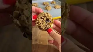 5 ingredient banana oat cookies!