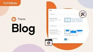 How to edit the layout and style of the blog page within the Theme?