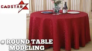 HOW TO CREATE ROUND TABLE IN 3DSMAX | ROUND TABLE MODELING IN 3DSMAX | 3DSMAX ME TABLE KESE BANAYE