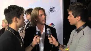 Craig Wayne Boyd Backstage at The Voice Top 5 FULL INTERVIEW