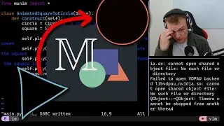 I tried using Manim to Create Animations in Python