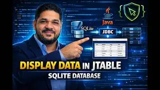 JAVA ECLIPSE GUI TUTORIAL 10 DISPLAY DATA IN JTABLE FROM THE SQLITE DATABASE