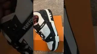 Louis Vuitton black and white Trainers