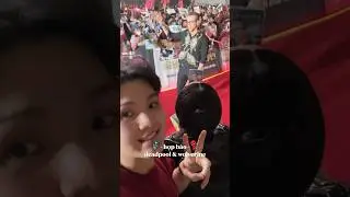Lần đầu tham dự họp báo ra mắt phim Marvel ở Seoul