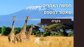 טיול לקניה - 5 האתרים שאסור לפספס