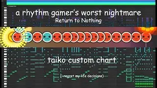 a rhythm gamer's worst nightmare (Taiko Custom Chart)