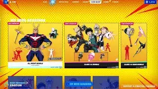 FORTNITE MY HERO ACADEMIA SKINS ARE HERE! | December 16th Item Shop Review