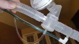Ventilator exhalation valve with*standard* bacteria filter on output.