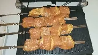 Электрогриль за 4 тыс. рублей. Жарим мясо.