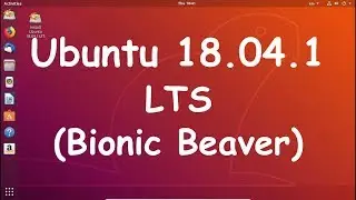 Ubuntu 18.04.1 LTS (Bionic Beaver)
