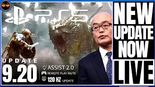 PLAYSTATION 5 - NEW 120HZ UPDATE NOW LIVE ! / PS5 UPDATE 9.20 NOW LIVE ! ASSIST 2.0, REMOTE PLAY/W…