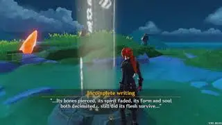 Genshin impact - incomplete writing | The Chi of Guyun quest.