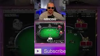 что такое происходит с этой игрой)  #shorts #mirosh #poker #shortvideo #highlights  #pokeronline #gg