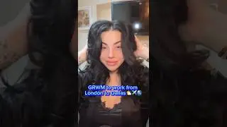 Get ready with me to work from London to Dallas✈️💄👩🏻‍✈️🌎 #flightattendent #grwm #cabincrew