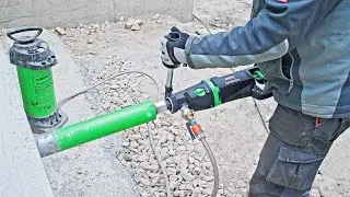 Angled Drilling with Mounted Wet/Dry Core Drill - ETN 162/3 P - Up to 8