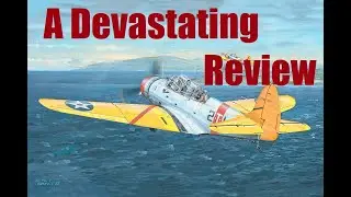 Trumpeter 1/32 TBD-1 Devastator in box review.