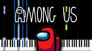 Among Us Theme Song (Piano Tutorial) [Synthesia]