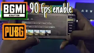 How to enable 90 fps in BGMI/PUBG. One plus 8pro.#bgmi #pubgmobile #oneplus #asusrog #android #tech