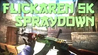 Flickaren 5k spraydown ~ CS:GO [Edit]