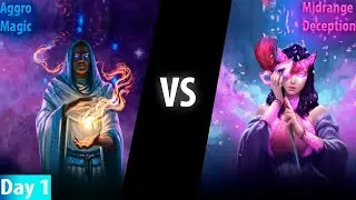 Gods Unchained: Aggro Magic VS Midrange Deception | Aggro Magic Week - Day 1