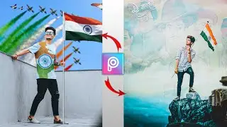 15 august photo editing picsart | 15 अगस्त फोटो संपादन 2020 || Android editz