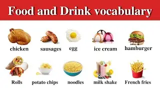 Food and drinks names in English| Food and Drinks Vocabulary in English #englishvocabulary