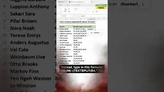 How to Sum Comma separated Value in Excel FAST | Sum Comma Separated Value in few Second |
