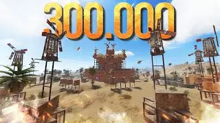 HOW 300 000 HOURS CLAN Shot over 4000 ROCKETS on the HARDEST Vanilla Server - Rust Movie