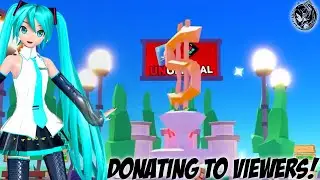 Donating Robux in Pls Donate [ROBLOX]