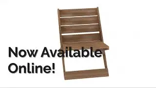 FOLDABLE Pallet Chair REVEALED with 3D PLAN!