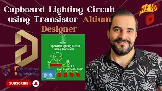 Cupboard Lighting Circuit using Transistor