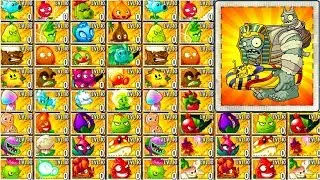 Plants vs Zombies 2 Only The Best Plants vs Mummified Gargantuar Primal PVZ 2 Gameplay