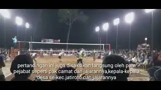 Pertandingan final bola volly kec.jatiroto-wonogiri. brenggolo vs pingkuk