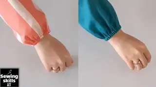 how to alter sleeves with elastic.