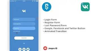 [Part 2] VK Login & Register Page UI Redesign in Sketchware
