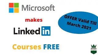 Microsoft Free Trainings with Certificate 2020 | Linkedin Free Courses | Degree Courses