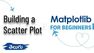 #5 | Building a Scatter Plot | Matplotlib for Beginners | Data Visualization | WonkyCode | Telugu
