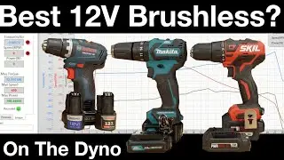 12V Brushless Skil, Bosch And Makita On The Dyno