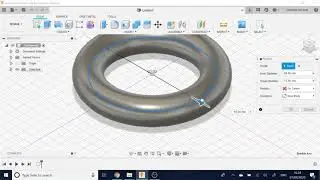 How to make a doughnut in fusion 360