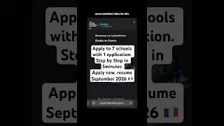 How to apply to study in France 2026 🇫🇷 