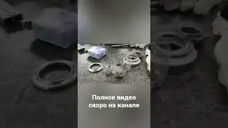 Installing bearings in the steering column of a Ural motorcycle