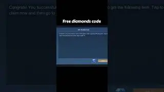 Free 30 Diamonds redeem code mobile legends