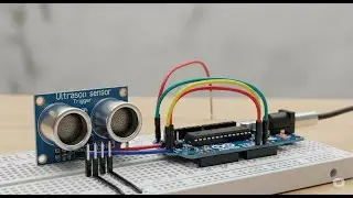 Ultrasonic Distance Measurement with Buzzer Alert using Arduino